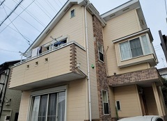 みらいホームの外壁塗装-施工前